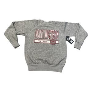 Vintage Northwestern IOWA College Gray Sweatshirt